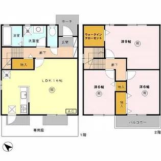 プロムナードC棟の間取り