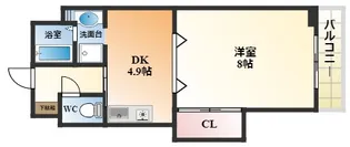 ブロードネスト御厨【4階】の間取り