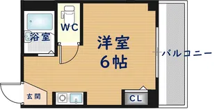 1Rの間取り画像