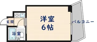 ロータリーマンション布施北【1階】の間取り