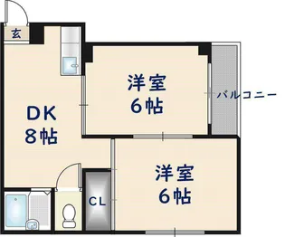 ニッコーハイツ【1階】の間取り