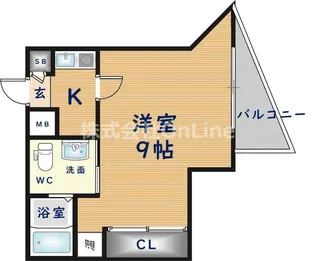 アドバンス俊徳【2階】の間取り