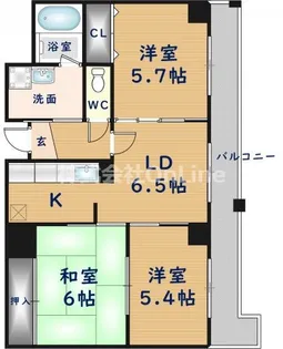 アルデールエスパシオ【2階】の間取り