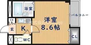 ラポルテじゅじゅ【3階】の間取り