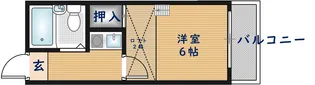 エルフローラ太平寺【1階】の間取り