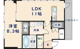 ラ・グランツ【2階】の間取り