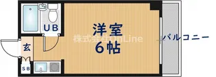 サニーマンション【3階】の間取り