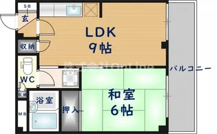 ファースト小阪【3階】の間取り