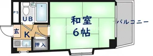 サングランデ永和【4階】の間取り