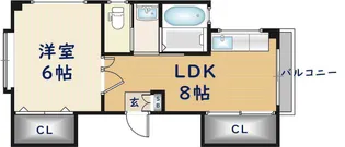 メルキュール【2階】の間取り