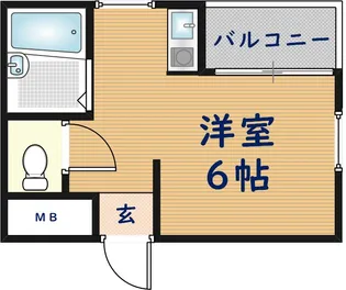 ファニィフェイス7【2階】の間取り