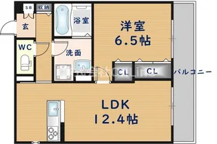 メゾンクレール【3階】の間取り
