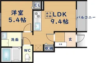 メゾンN【1階】の間取り