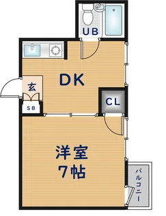 カーザ寿【5階】の間取り