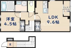 B-HEIM【2階】の間取り