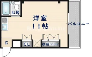 長瀬駅前マンション【2階】の間取り