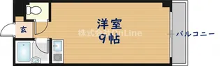H2O高井田ビル【4階】の間取り