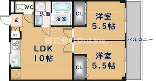 小林マンション【3階】の間取り