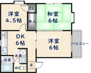 ベネルックス【2階】の間取り