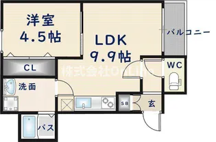 badge tomoi Nord Ⅰ【2階】の間取り