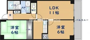 メゾンパルフェート【5階】の間取り