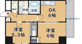 ARCENCIEL SQUARE TAKAIDA【4階】の間取り