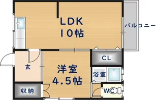 TAIHO宝持ハイツ【2階】の間取り