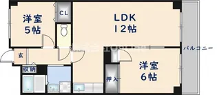 友井グレイス【7階】の間取り