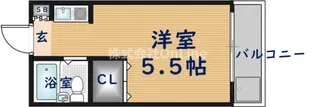ライラックレインボー北木の本【5階】の間取り