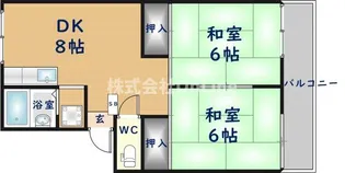プレジール鹿野【2階】の間取り