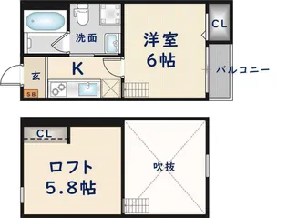 ガーデンヒルズ【2階】の間取り