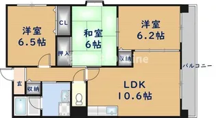 プロニティユー【2階】の間取り