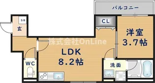 ALEGRIA八尾東本町【2階】の間取り