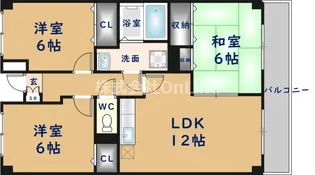 ジャン・ピュールⅠ番館【4階】の間取り