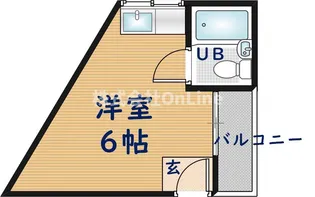サンコート高安【3階】の間取り