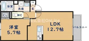 N-VILLAGEゆなみ【2階】の間取り