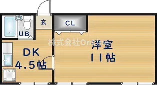 シャルマンコーポイナバ【101号室】の間取り
