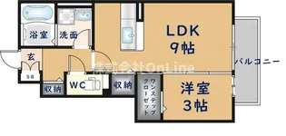 ガアデンホームズ曙【1階】の間取り