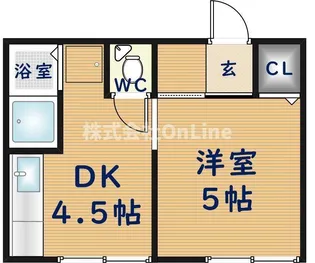 阪口マンション【302号室】の間取り
