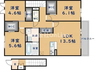 メゾン・ド・五条宮【2階】の間取り