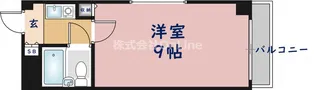 スタジオL・H【2階】の間取り