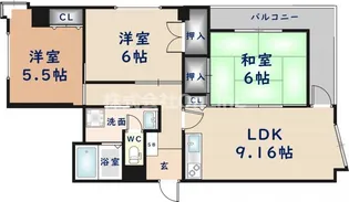 グランクオレ31【4階】の間取り