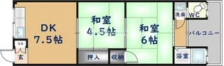 山田マンション【2階】の間取り