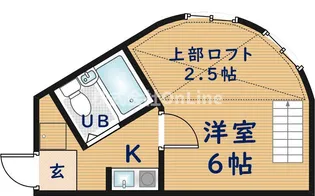 サンシャトー桜ヶ丘【1階】の間取り
