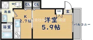 柏田アパート【1階】の間取り