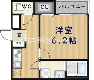 ノイヴェル布施【2階】の間取り