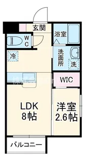 リアコート近大南Ⅱ【1階】の間取り
