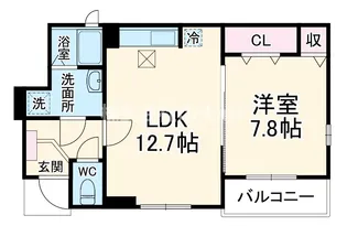 オールドウェル【1階】の間取り