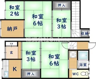 和生住宅の間取り