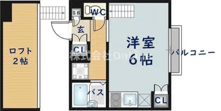 吉田下島マンション【2階】の間取り
